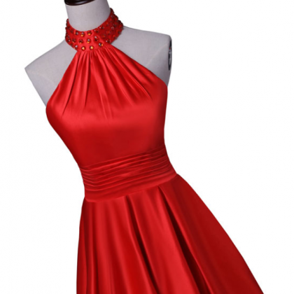 The Red Ball Gown Was A Formal Evening Dress Ball..