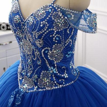 Ball Gown Quinceanera Dresses Tulle Sweet Princess..