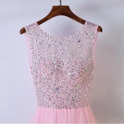 Glitter Tulle Sequins A Line Prom Dress Evening Dress Y8378