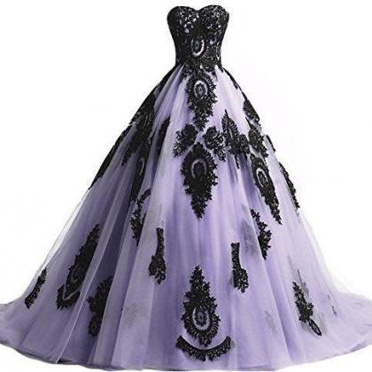 Charming Light Purple Tulle Quinceanera Dresses,..