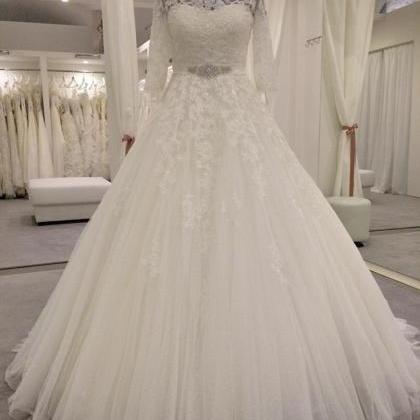 Lace Wedding Dress,off The Shoulder Wedding..