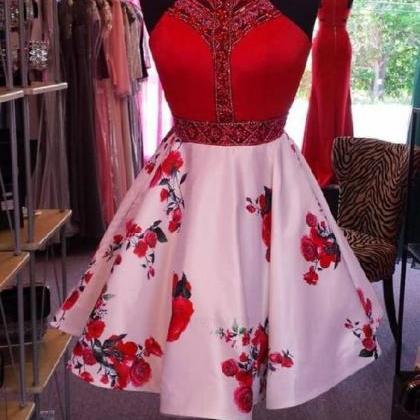 Red Prom Dresses, Homecoming Dresses A-line, Short..