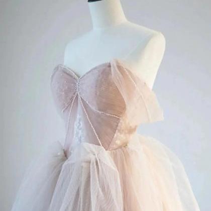 Prom Dress A-line Off Shoulder Tulle Lace..