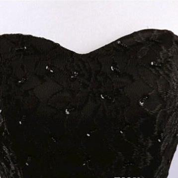 Black Puffy Real Image Short Cute 2015 Prom..