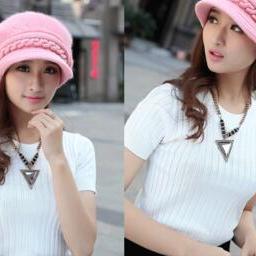 With Cashmere Knitted Hat Korean Tide In Winter In..