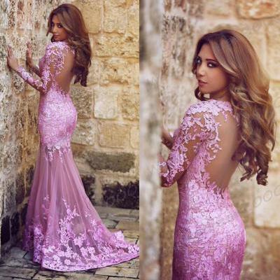 2015 new Lace Prom Dresses sweetheart neckline backless Formal Prom Wedding Dress pink Lace party homecoming Dress and wedding gowns dresses