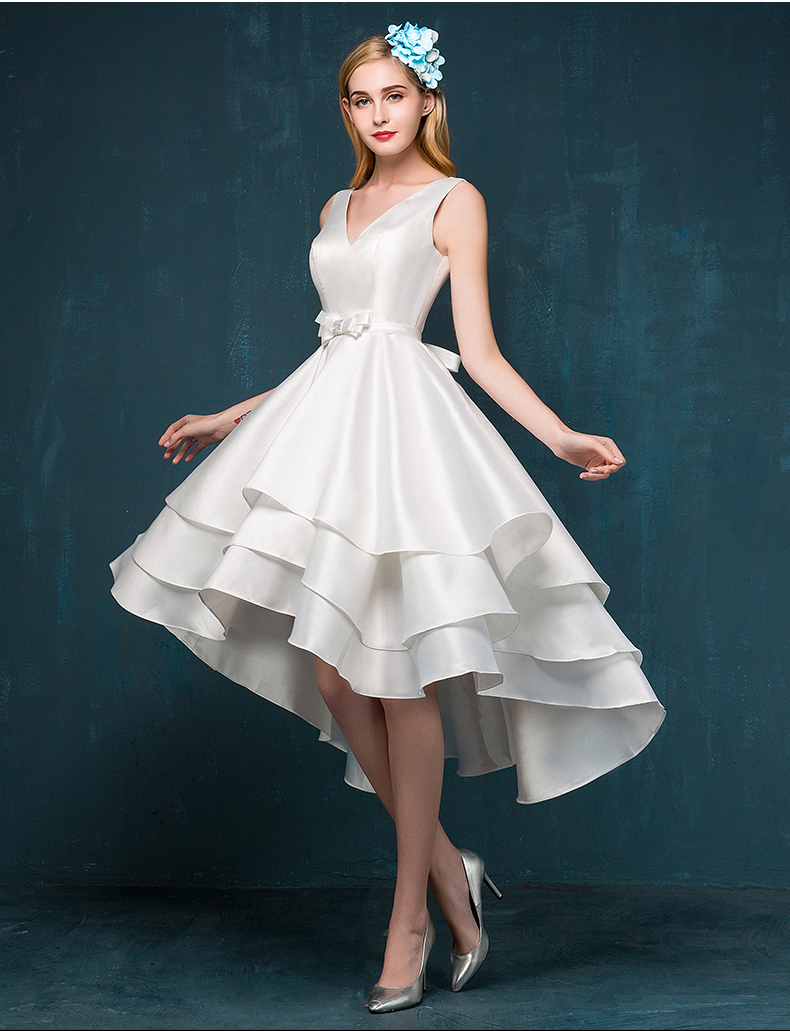 Simple Hi Lo Formal Dresses