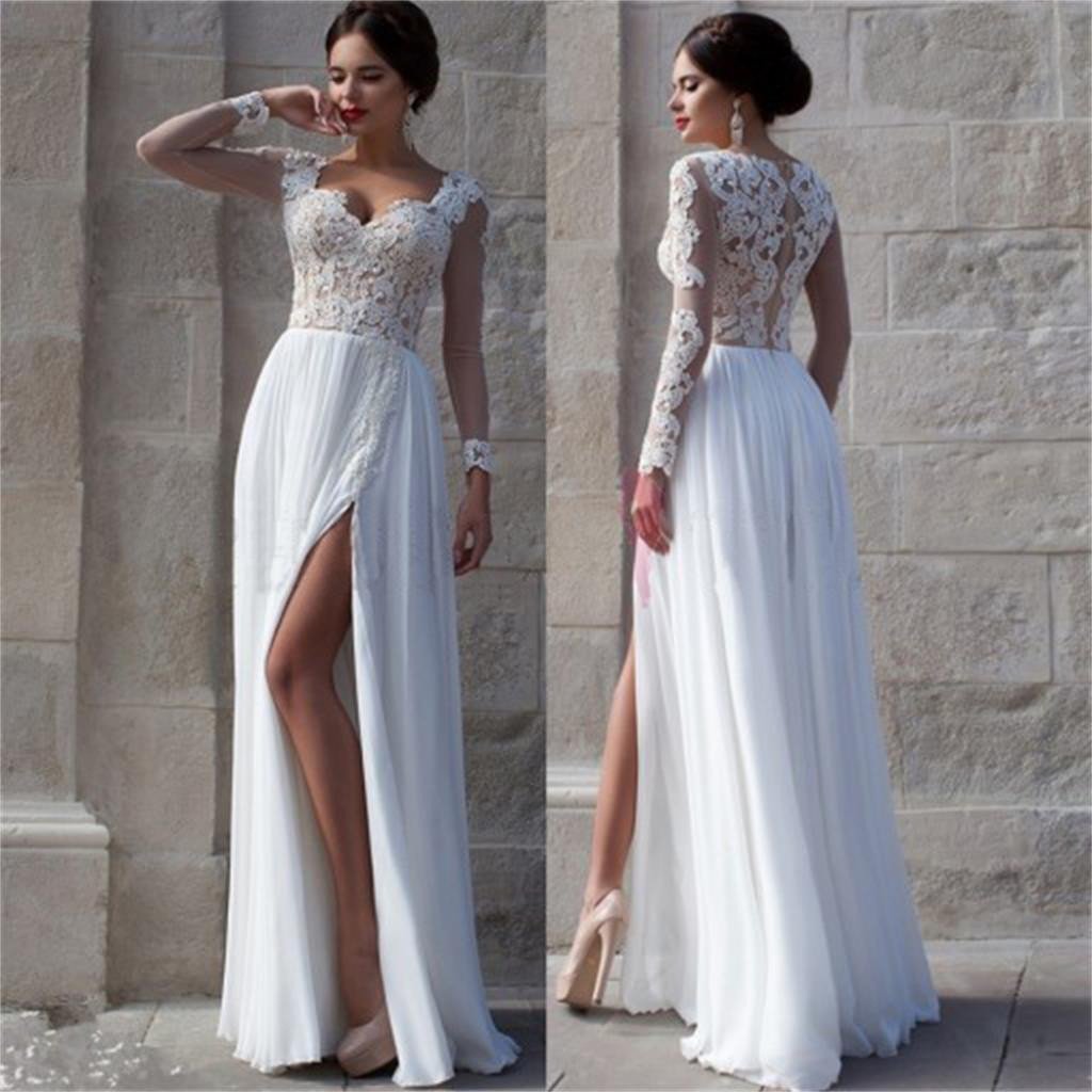 Elegant White Prom Dresses