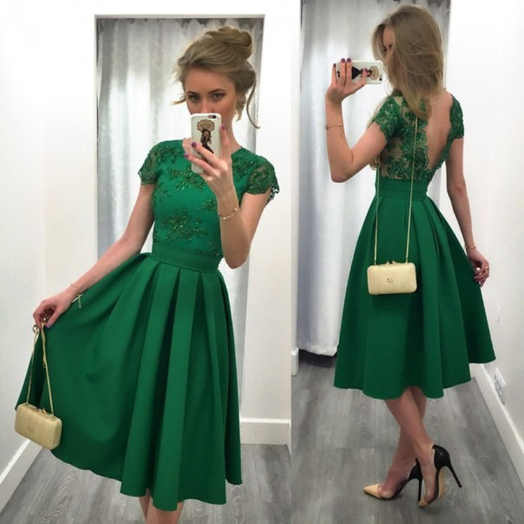 jade green occasion dress