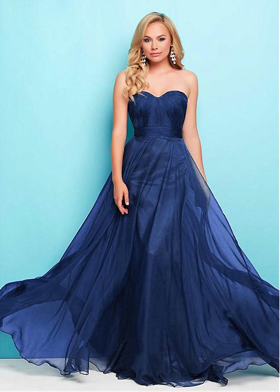 Simple Silk Prom Dresses
