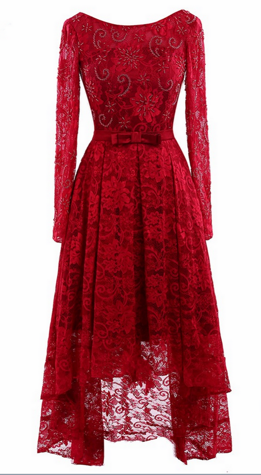 Homemade Red Dresses