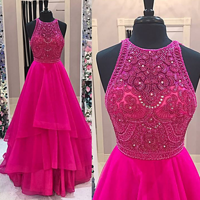 Fuchsia Prom Dresses