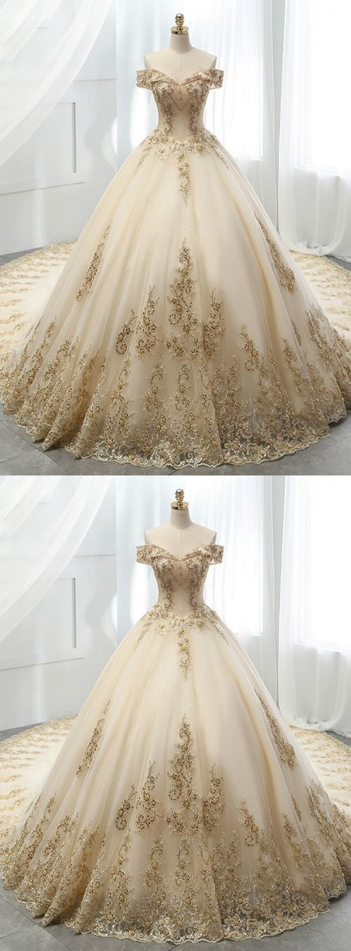 Wedding Dresses White/ivory Beadding Wedding Dress Bridal Gown