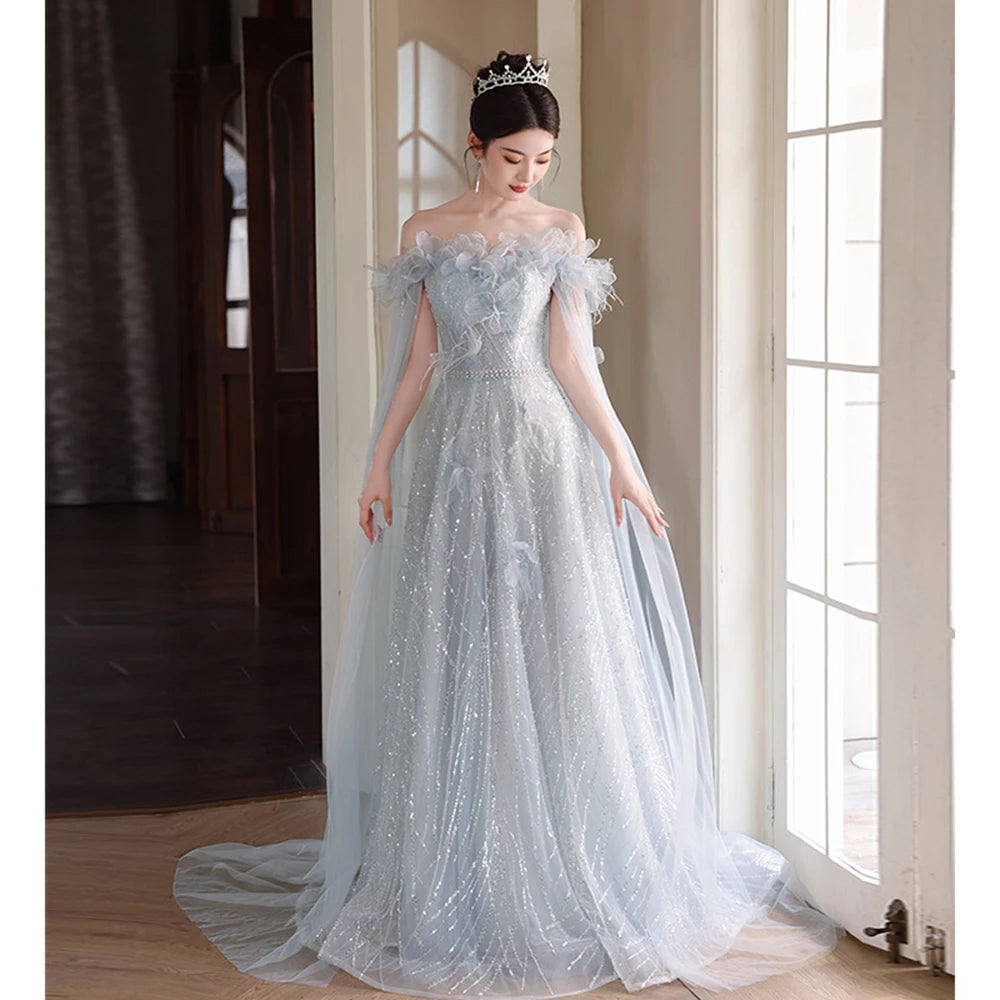 dress luxury silver women Silver Andromeda Ball Gown