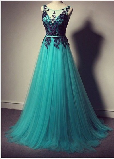Lace High Neck Prom Gowns,ice Blue Backless Long Prom Dresses, Open Back V Evening Gowns,quinceanera Dress 2016