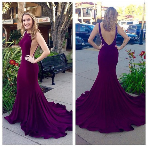 2016 Dark Plum Long Mermaid Prom Dresses Real Y Open Back Evening 2016 Dark Plum Long Mermaid Prom Dresses Real Y Open Back Evening Modest Dress For S