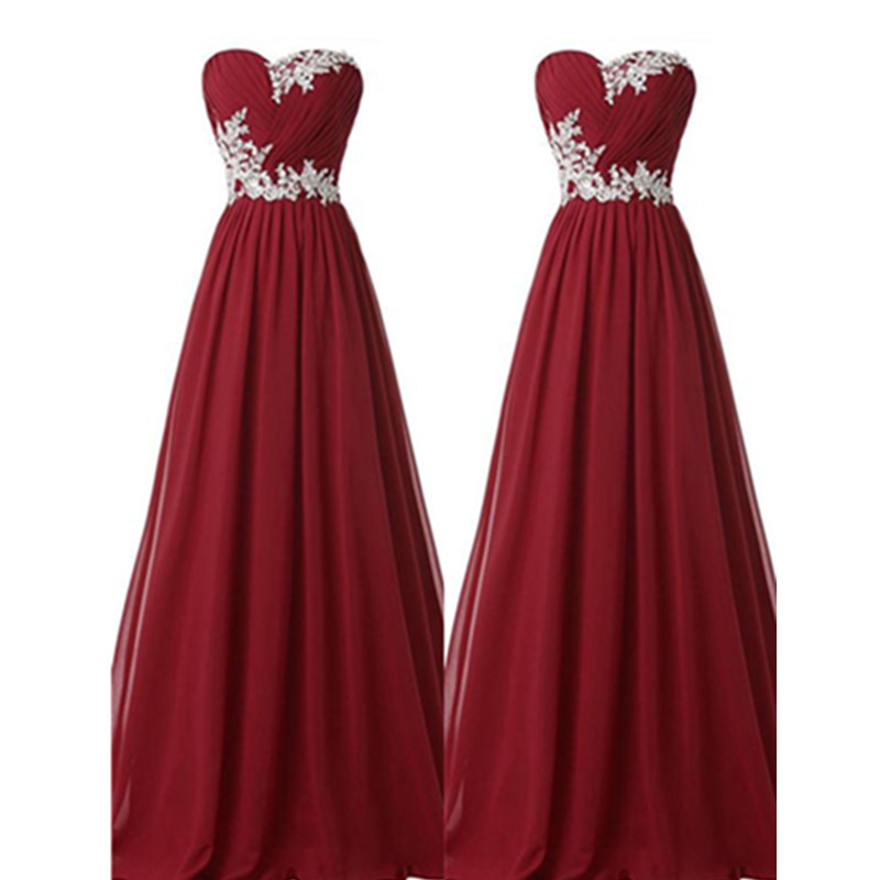 2016 Back Up Lace Long Prom Dresses,sweetheart Evening Dresses,burgundy Prom Dresses,lace Prom Gowns