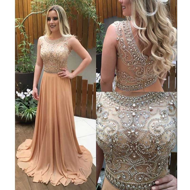 Champagne Prom Dress USA