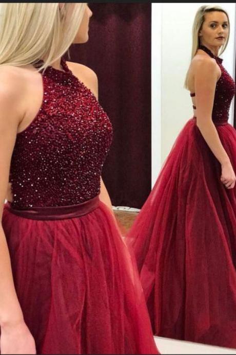 Gorgeous Red Mermaid Prom Gowns With Lace Appliques, Red Prom Gowns ...
