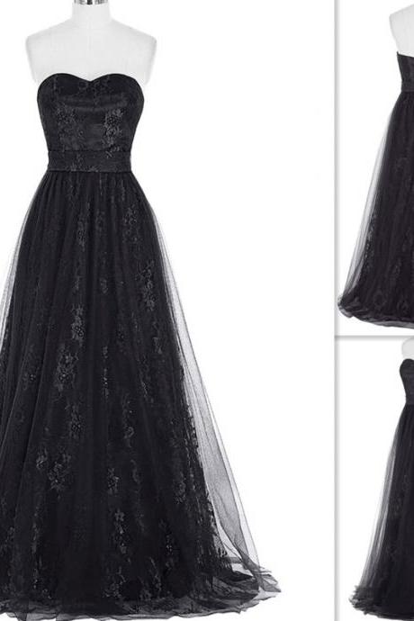 Sweetheart Prom Dress,backless Evening Dress,formal Evening Gown,black Mermaid Formal Dress,women Dress