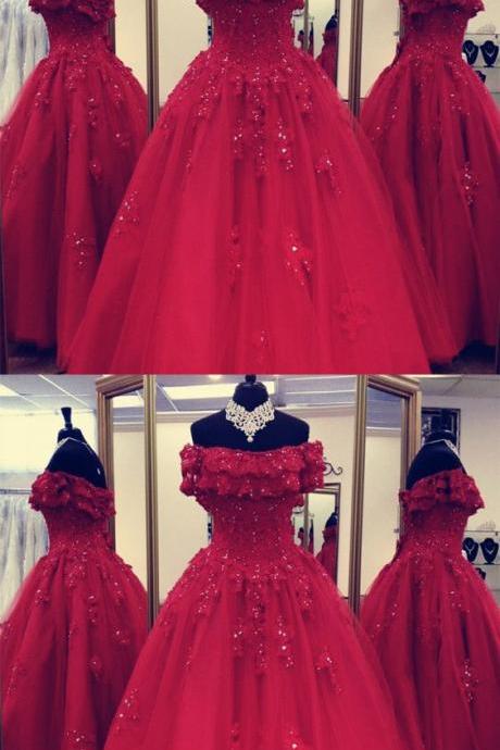 Lace Off The Shoulder Tulle Quinceanera Dresses,floor Length Quinceanera Dress Ball Gowns