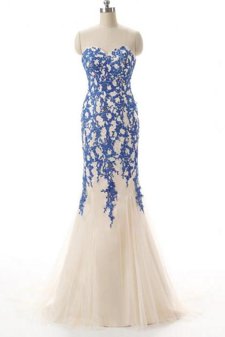 Charming Prom Dress,Sexy Prom Dress,Mermaid Tulle Prom Dresses,Long Evening Dress,Formal Dress