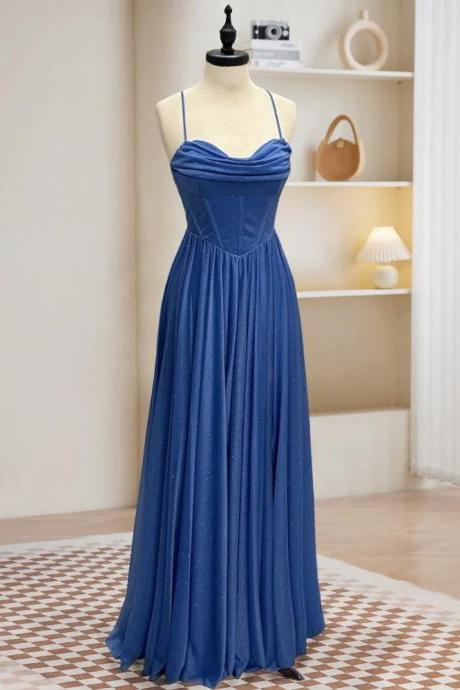 Sexy Spaghetti Backless A-line Prom Dresses Party Dresses Banquet Dresses Formal Dresses Evening Dresses