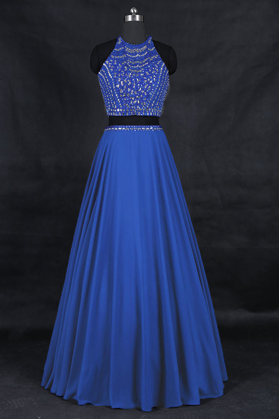 Blue Stripe Gown main image 0