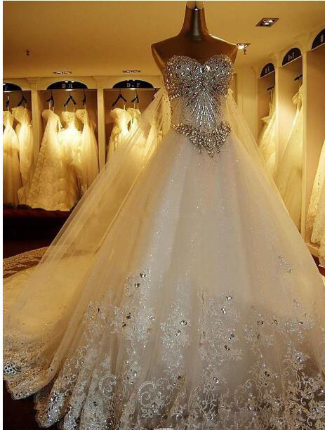 Wedding Dresses Luxury Cathedral Train Bridal Gowns Real Image Plus Size Wedding Gown On Luulla 3742